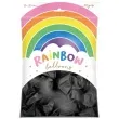 balony rainbow pastelowe czarne partydeco 11 100 szt
