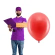 balony rainbow pastelowe czerwone partydeco 11 10 szt