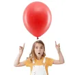 balony rainbow pastelowe czerwone partydeco 11 10 szt