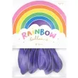 balony rainbow pastelowe fioletowe 11 10 szt