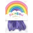 balony rainbow pastelowe fioletowe partydeco 9 10 szt