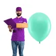 balony rainbow pastelowe mietowe partydeco 11 100 szt