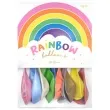 balony rainbow pastelowe mix partydeco 9 10 szt
