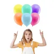 balony rainbow pastelowe mix partydeco 9 10 szt