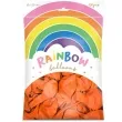 balony rainbow pastelowe pomaranczowe partydeco 11 100 szt
