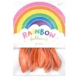 balony rainbow pastelowe pomaranczowe partydeco 9 10 szt