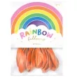 balony rainbow pastelowe pomaranczowe partydeco 9 10 szt