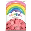 balony rainbow pastelowe rozowe partydeco 11 100 szt