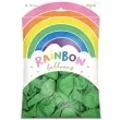 balony rainbow pastelowe zielone partydeco 11 100 szt