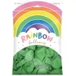 balony rainbow pastelowe zielone partydeco 9 100 szt