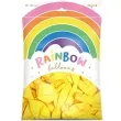 balony rainbow pastelowe zolte partydeco 11 100 szt