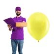 balony rainbow pastelowe zolte partydeco 9 10 szt