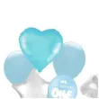 balony roczek 1 urodziny chlopca niebieski jasny partypal zestaw