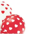 balony romantyczne serduszka mix 12 6 szt