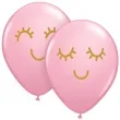 balony rzesy i usmiech rozowy pastel qualatex 11 25 szt