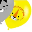 balony safari dzikie koty partypal 12 6 szt