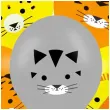 balony safari dzikie koty partypal 12 6 szt