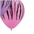 balony safari neon mix qualatex 11 50 szt