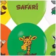 balony safari zwierzeta mix godan 12 5 szt
