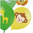 balony safari zwierzeta mix partypal 12 10 szt