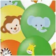 balony safari zwierzeta mix partypal 12 10 szt