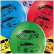 balony samochody mix belbal 12 6 szt
