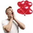 balony serca czerwone amscan 8 5 szt hrt