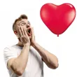 balony serca czerwone folat 12 8 szt