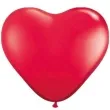 balony serca czerwone folat 12 8 szt