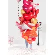 balony serca czerwone partydeco 16 6 szt