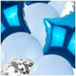 balony serca i gwiazdki niebieskie czakos zestaw