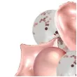 balony serca i gwiazdki rozowe zloto czakos zestaw
