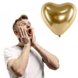 balony serca shiny zlote gemar 12 25 szt