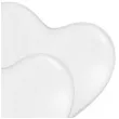 balony serce biale amscan 12 5 szt hrt
