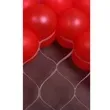 balony serce z siatka czerwony funny fashion zestaw