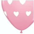 balony serduszka mix rozowy qualatex 11 25 szt
