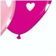 balony serduszka mix rozowy qualatex 11 25 szt