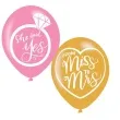 balony she said yes from miss to mrs mint to be mix amscan 11 6 szt