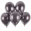 balony shiny grafitowy chrom gemar 13 5 szt