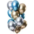 balony shiny sapphire mix folat 13 12 szt