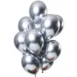 balony shiny silver srebrny folat 13 12 szt