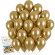 balony shiny zloty chrom gemar 13 50 szt