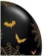 balony siec pajaka i nietoperze czarne qualatex 11 25 szt