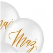 balony slubne maz biale partypal 12 6 szt