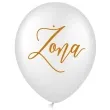 balony slubne zona biale 12 cali partypal 6 szt