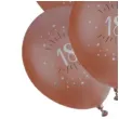 balony sparkling liczba 18 rozowe zloto santex 12 6 szt