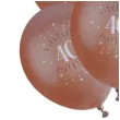balony sparkling liczba 40 rozowe zloto santex 12 6 szt