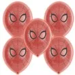 balony spiderman led czerwone amscan 12 5 szt