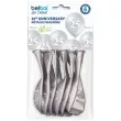 balony srebrne gody 25 rocznica slubu srebrny metalik belbal 10 6 szt