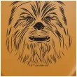 balony star wars chewbacca brazowy jasny pastel qualatex 5 100 szt